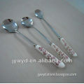 Long handle ceramic spoon